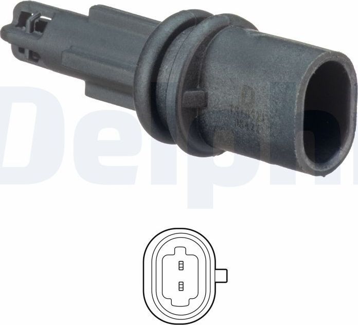 Датчик температуры впускного воздуха Delphi. Артикул TS10521