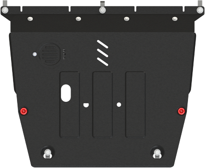 Защита Шериф (2 мм) для картера и КПП Chevrolet Cruze 2015-2023. Артикул 04.5244