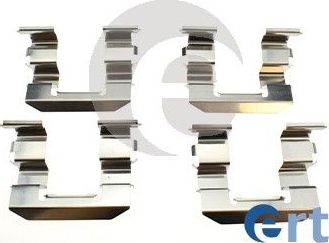 Комплект монтажный тормозных колодок перед HYUNDAI H1, ELANTRA, COUPE 96-, SSANG ERT. Артикул 420352