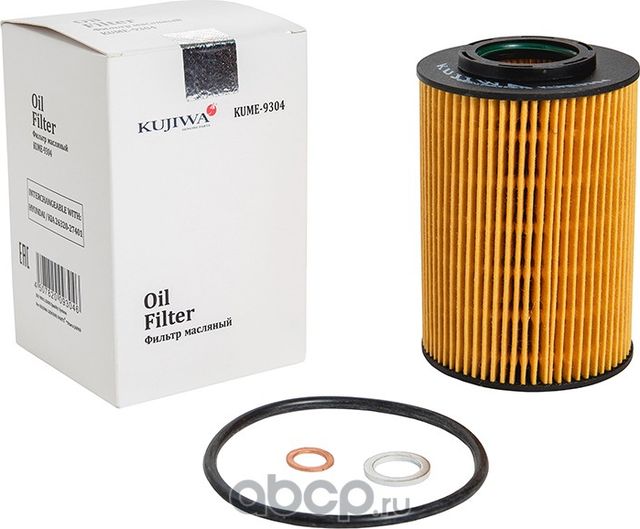 Фильтр масляный картридж KUME9304 KUJIWA 263202740 Kujiwa. Артикул KUME9304
