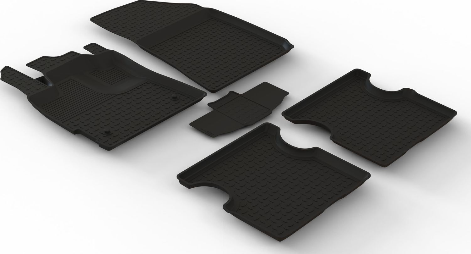 Коврики резиновые Seintex с высоким бортиком для салона Lada Iskra 2025-2026. Артикул 319459