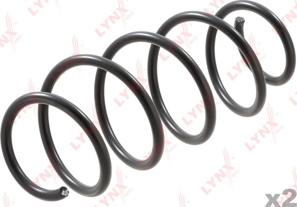 Пружина подвески LYNXauto передняя для Ford Fiesta V 2001-2008. Артикул SC-1389