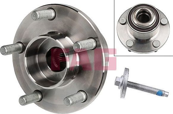 Ступица колеса с интегрированным подшипником Fag. Артикул 713 6787 90