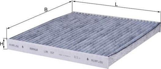 Салонный фильтр Mahle-Knecht. Артикул LAK 157
