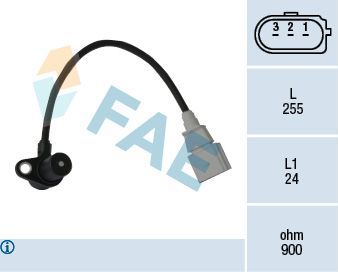 Датчик положения коленвала FAE. Артикул 79050