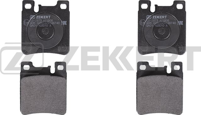 Тормозные колодки Zekkert задние для Chrysler Crossfire 2004-2007. Артикул BS-2873