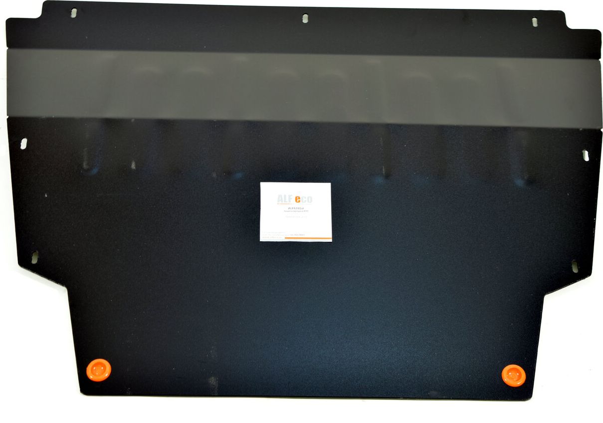 Защита алюминиевая Alfeco для картера и КПП Exeed LX 2019-2026. Артикул ALF.61.05 AL4