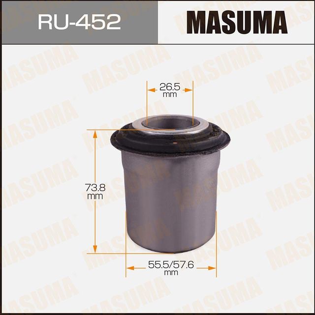 Сайлентблок переднего рычага подвески Masuma. Артикул RU-452