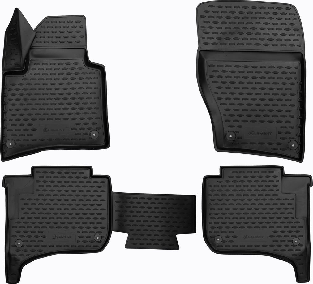 Коврики 3D Element для салона Volkswagen Touareg II 2010-2018, 2-х зонный климат-контроль. Артикул DEMELVW0003
