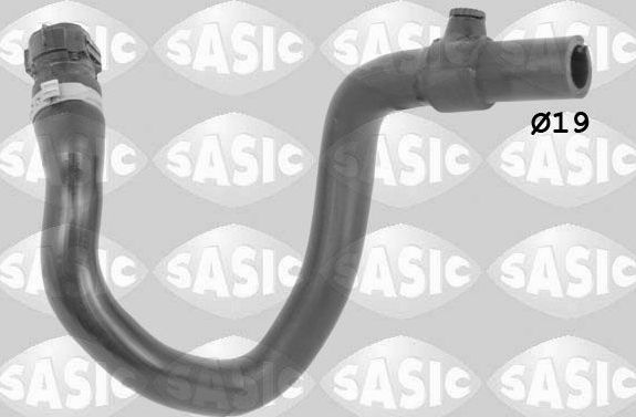 Патрубок радиатора (системы охлаждения) Sasic левый для Renault Modus I 2004-2012. Артикул 3404196