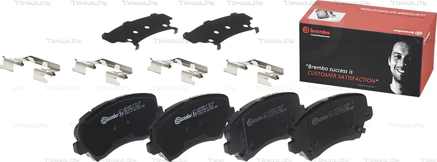 Тормозные колодки Brembo PRIME LINE передние для Kia Cerato IV 2018-2026. Артикул P 30 123