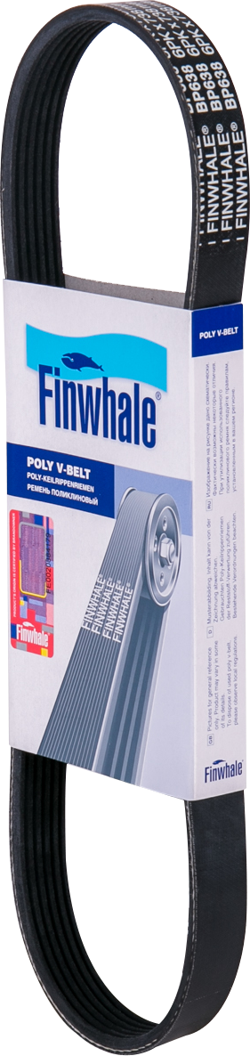 Приводной ремень поликлиновой Finwhale. Артикул BP638