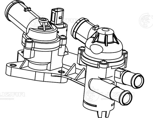 Термостат Luzar для Audi A1 I (8X) 2010-2015. Артикул LT 1845