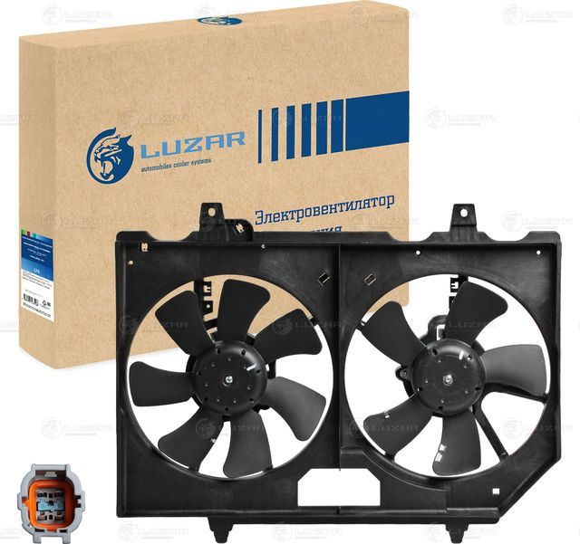 Вентилятор радиатора двигателя Luzar для Nissan X-Trail T30 2001-2013. Артикул LFK 1408
