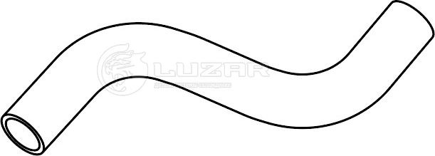 Патрубок радиатора HYUNDAI GETZ 02- охл.верх. (Luzar). Артикул LPK08111