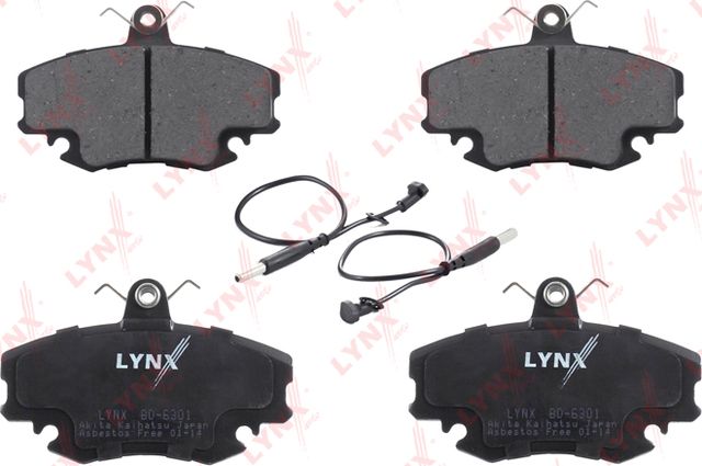 Тормозные колодки LYNXauto передние для Lifan Breez (520) 2006-2014. Артикул BD-6301
