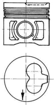 Поршень Kolbenschmidt для SEAT Inca I 1995-2003. Артикул 91386630