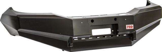 Бампер силовой РИФ передний без доп. фар и защитной дуги на рестайлинг для Toyota Hilux VII 2012-2015. Артикул RIFVIG-10306