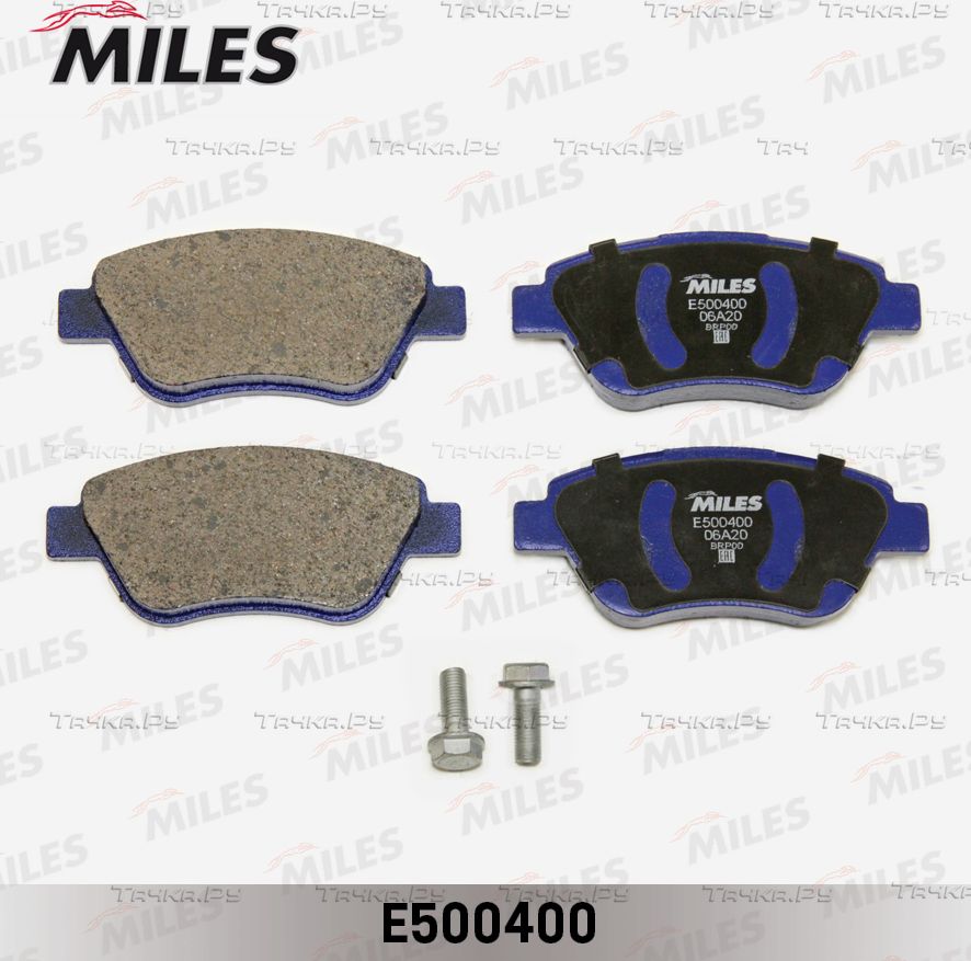Тормозные колодки Miles (Керамика). Артикул E500400