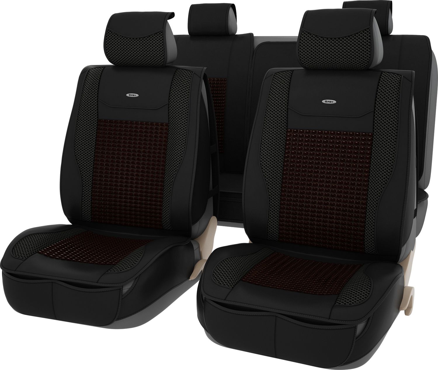 Чехлы-накидки универсальные формованные PSV 2D PREMIUM Amarant, цвет Черный. Артикул 130592