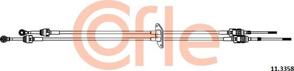 Трос переключения передач КПП Cofle для Mercedes-Benz Sprinter 904 2000-2006. Артикул 92.11.3358