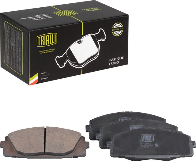 Тормозные колодки Trialli (Low-Metallic). Артикул PF 4358