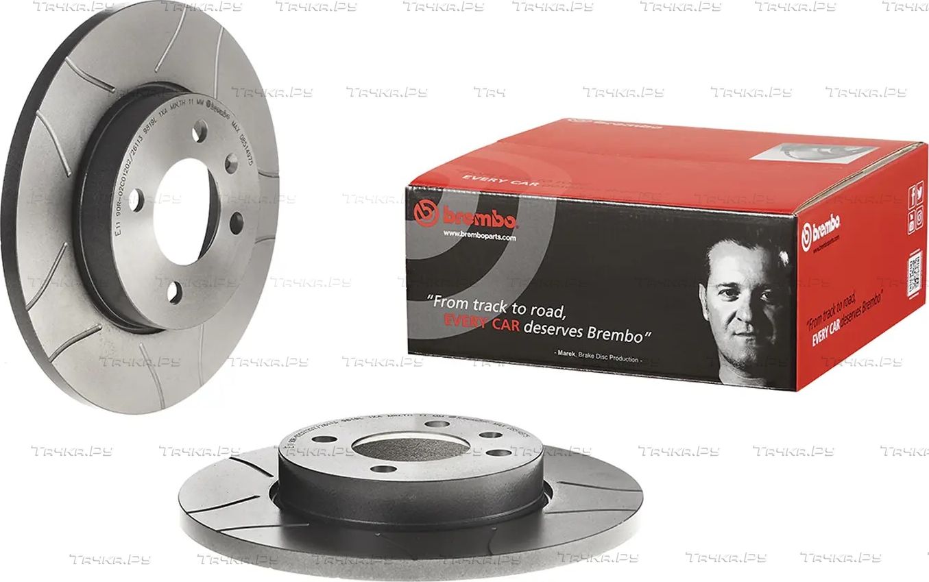 Тормозной диск Brembo XTRA LINE - Max передний для Volkswagen Vento 1991-1998. Артикул 08.5149.75