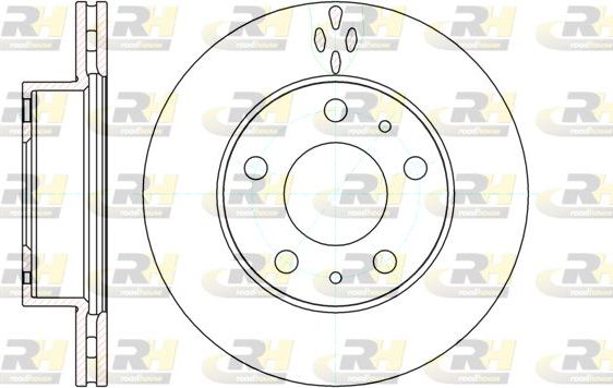 Тормозной диск RoadHouse передний для Fiat Ducato II 1994-2006. Артикул 61204.10