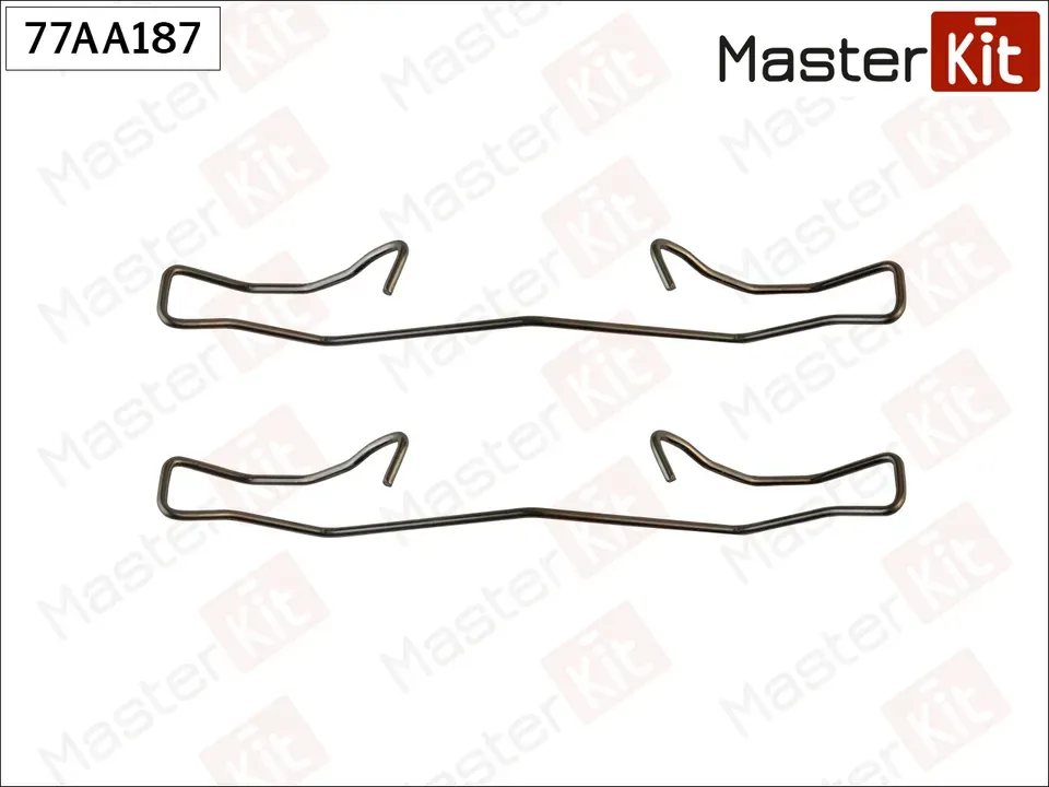 Комплект установочный тормозных колодок Toyota COROLLA седан (_E15_) 2006 - 77AA (Master KIT). Артикул 77AA187