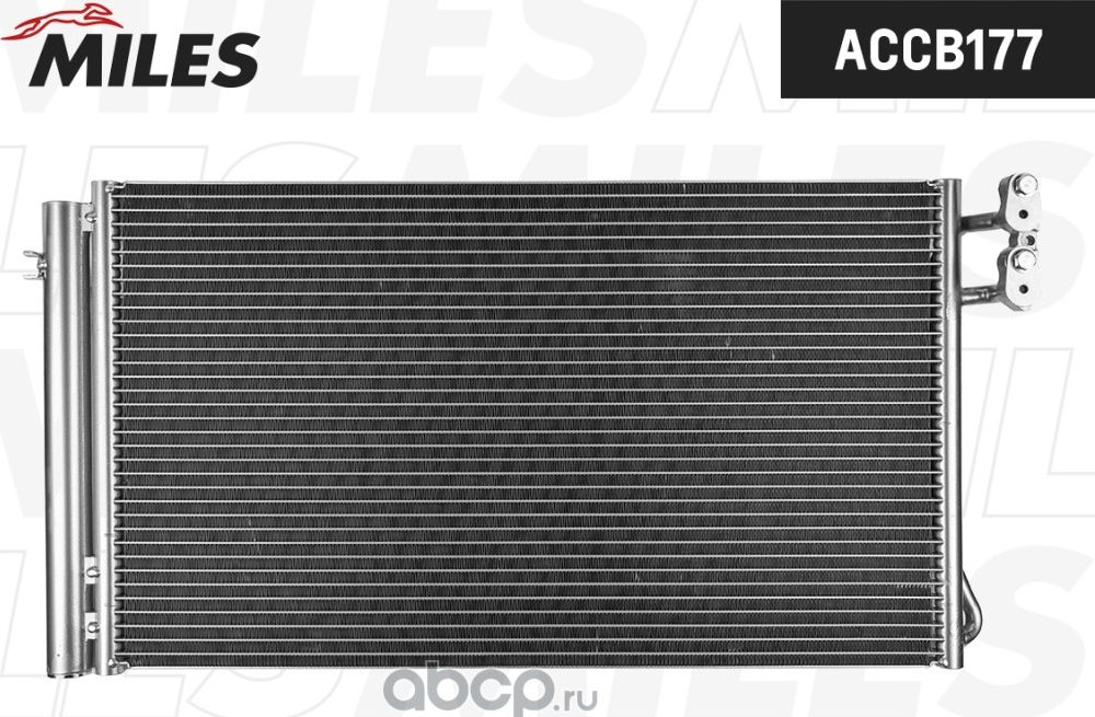 Конденсер BMW E81/E82/E90/E91/E93/E84 2.0-3.0 07- (Miles) Miles. Артикул accb177