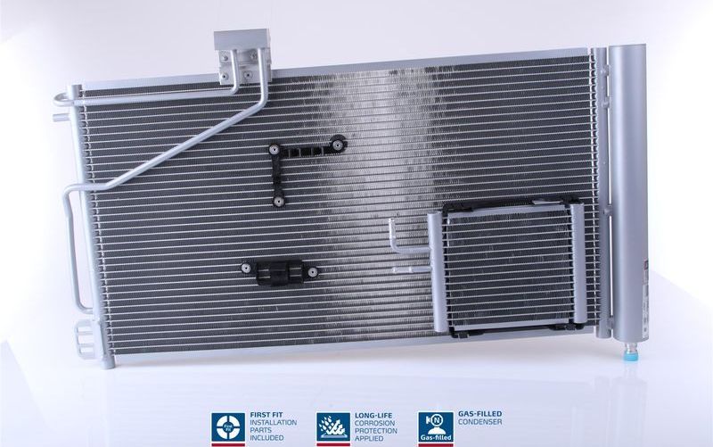 Радиатор кондиционера (конденсатор) Nissens (алюминий). Артикул 94545