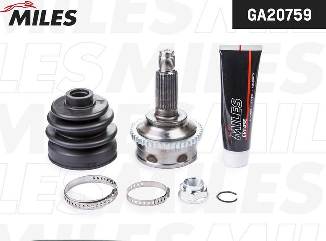 Шрус наружный (граната) Miles передний для Mazda 626 V (GF) 1999-2002. Артикул GA20759
