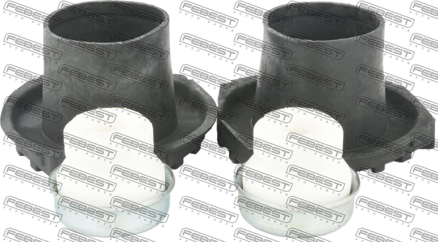 Комплект отбойников и пыльников амортизаторов (стоек) Febest. Артикул TSHB-ADT250R-KIT