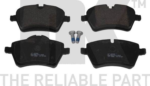 Тормозные колодки NK передние для MINI Hatch II (R56) 2006-2013. Артикул 221542