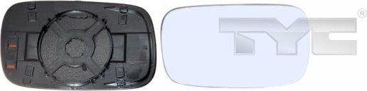 Зеркальное стекло бокового зеркала TYC правое для SEAT Inca I 1995-2003. Артикул 337-0031-1