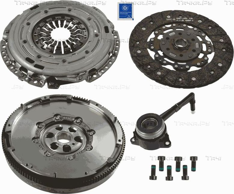 Сцепление (комплект) SACHS ZMS Modul XTend plus CSC для Volkswagen Golf VI 2008-2013. Артикул 2290 601 145