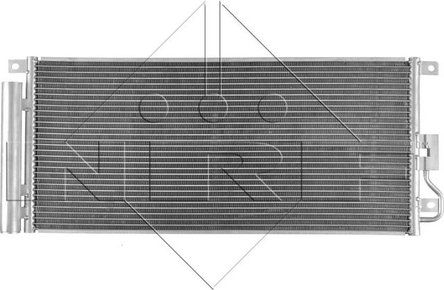 Радиатор кондиционера (конденсатор) NRF (алюминий). Артикул 350227