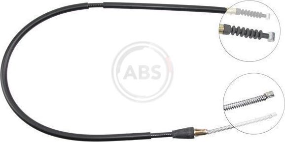 Трос ручника (тросик ручного тормоза) ABS. Артикул K11477