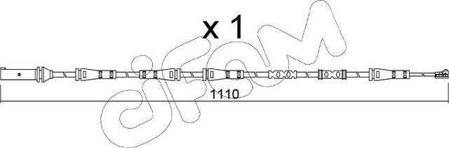 Датчик износа тормозных колодок  Metelli. Артикул SU.368