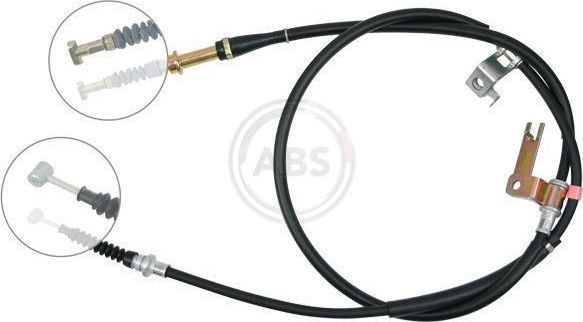 Трос ручника (тросик ручного тормоза) ABS задний левый для Mazda Premacy I (CP) 1999-2005. Артикул K19587