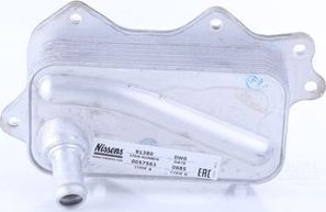 Радиатор масляный (маслоохладитель) для двигателя Nissens (алюминий). Артикул 91380