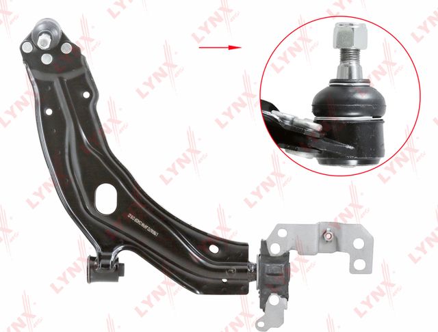 Поперечный рычаг передней подвески LYNXauto правый для Fiat Doblo I 2001-2015. Артикул C5403R