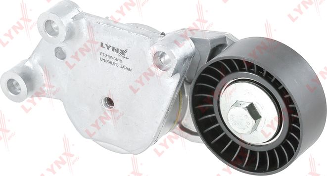 Натяжной ролик (натяжитель) приводного клинового зубчатого ремня LYNXauto. Артикул PT-3109