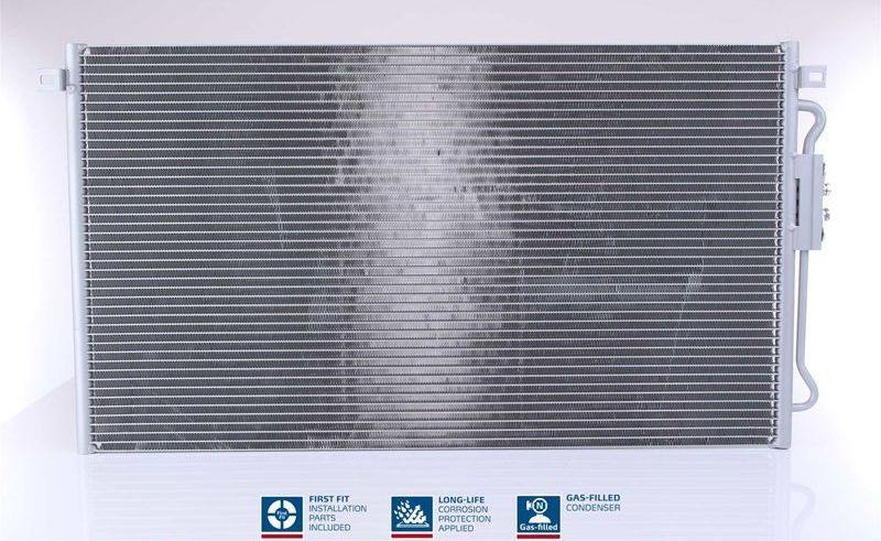 Радиатор кондиционера (конденсатор) Nissens (алюминий). Артикул 94716