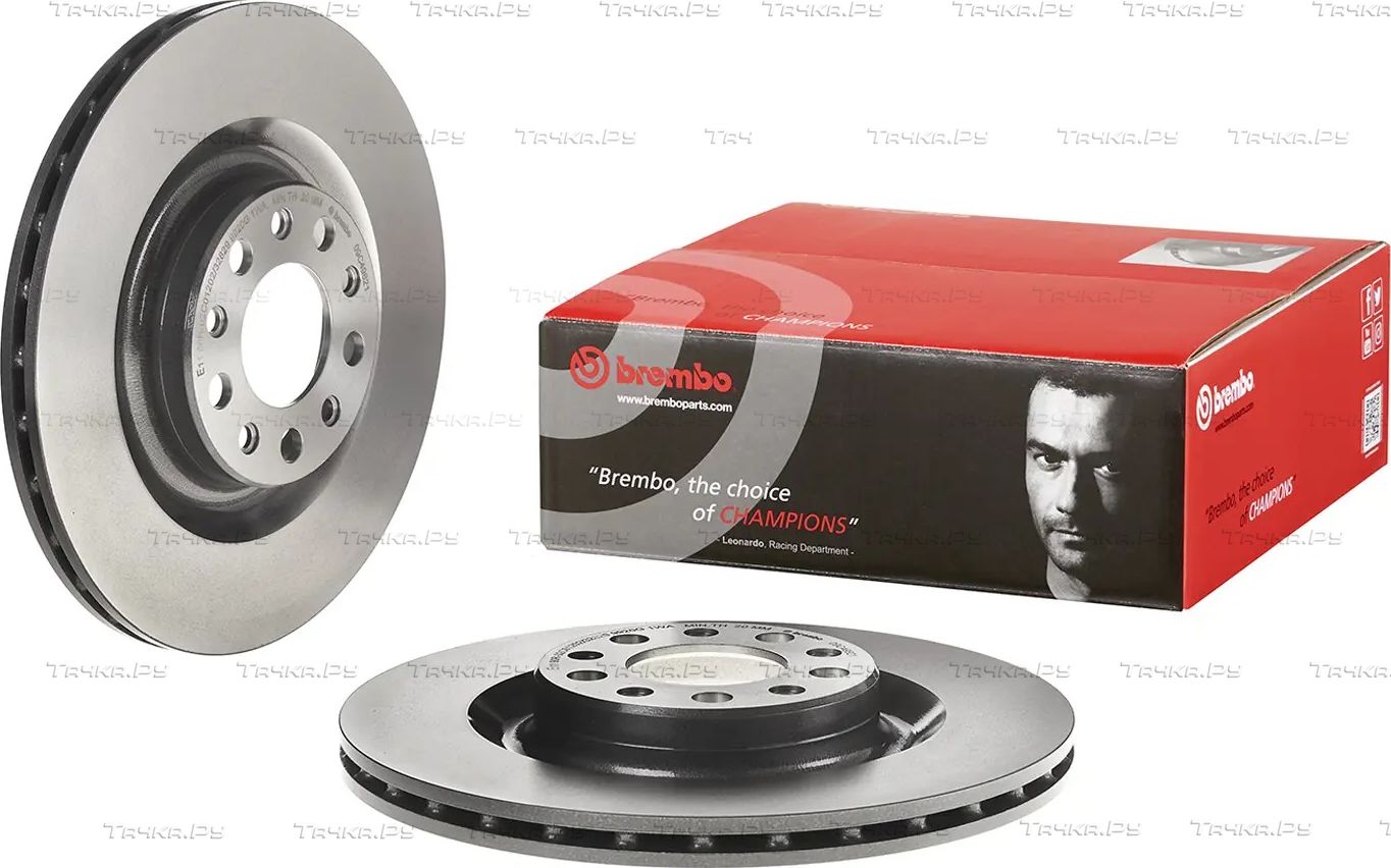 Тормозной диск Brembo PRIME LINE - UV Coated задний для Alfa Romeo Giulia II (952) 2015-2026. Артикул 09.C498.21