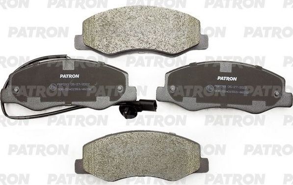 Тормозные колодки Patron. Артикул PBP093