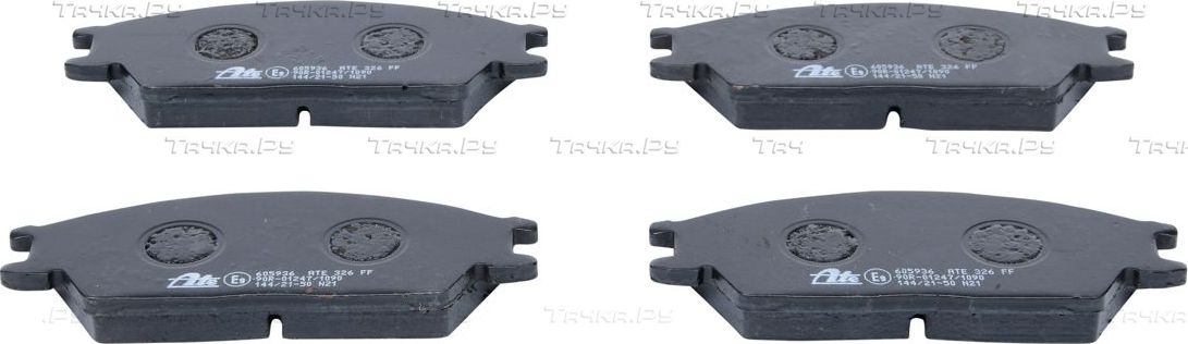Тормозные колодки ATE передние для Hyundai Accent I 1994-1999. Артикул 13.0460-5936.2