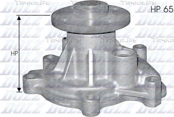 Помпа (водяной насос) Dolz для Toyota Yaris II 2005-2008. Артикул T224