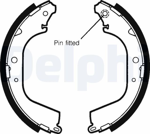 Тормозные колодки Delphi. Артикул LS1406