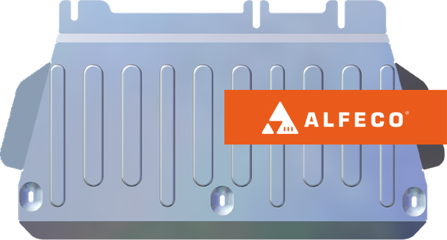 Защита алюминиевая Alfeco (4 мм) для РК Ford Ranger Raptor 2024-2026. Артикул ALF.07.47 AL4